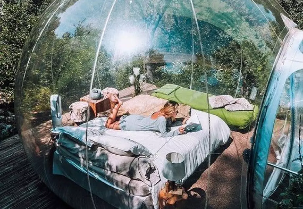 cozy bubble tent