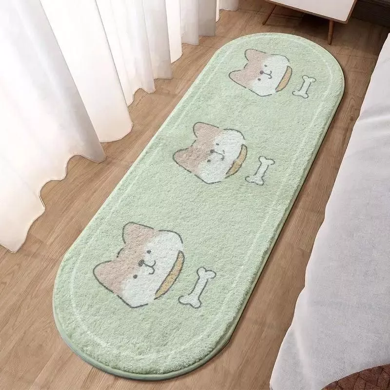 MiRcle Sweet Cute Cartoon Cashmere Bedside Rug - Soft Cozy Bedroom Carpet for Living Room Sofa - Perfect for Floating Windows MiRcle Sweet Cute Cartoon Cashmere Bedside Rug - Soft Cozy Bedroom Carpet for Living Room Sofa - Perfect for Floating Windows